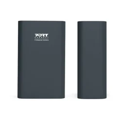 PORT Connect - Batterie de secours - 26800 mAh - 4 connecteurs de sortie (2 x USB-C, 2 x USB) - sur le câble : USB-A