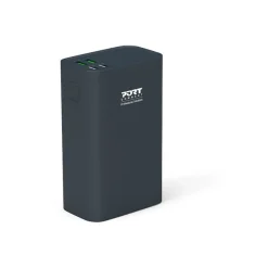 PORT Connect - Batterie de secours - 26800 mAh - 4 connecteurs de sortie (2 x USB-C, 2 x USB) - sur le câble : USB-A