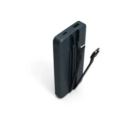 PORT Connect - Batterie de secours - 10000 mAh - 4 connecteurs de sortie (3 x USB-C, USB) - sur le câble : USB-C