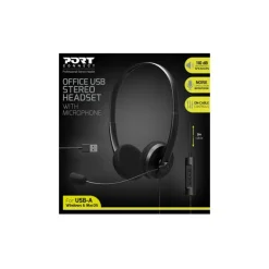 PORT Connect - casque filaire avec micro - noir