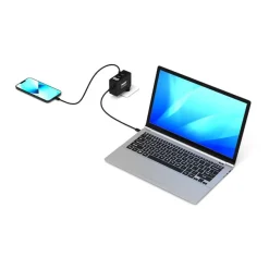 PORT Connect - Chargeur secteur universel USB-C et USB-A Quick Charge - GaN 100 Watt