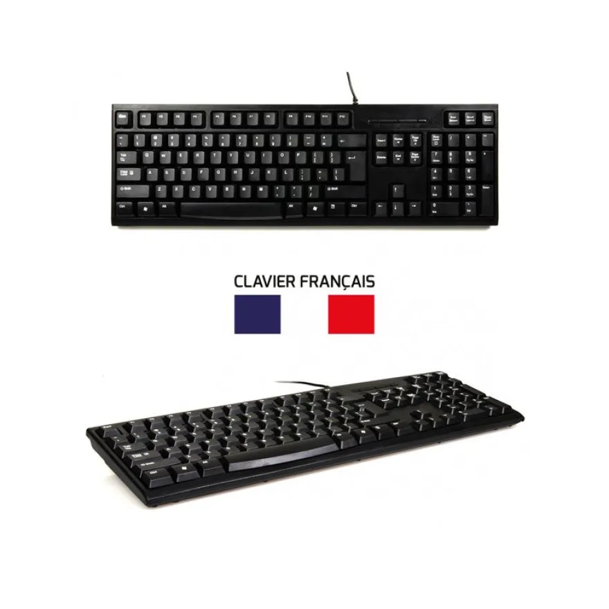 PORT Connect - ensemble clavier et souris filaire - Azerty