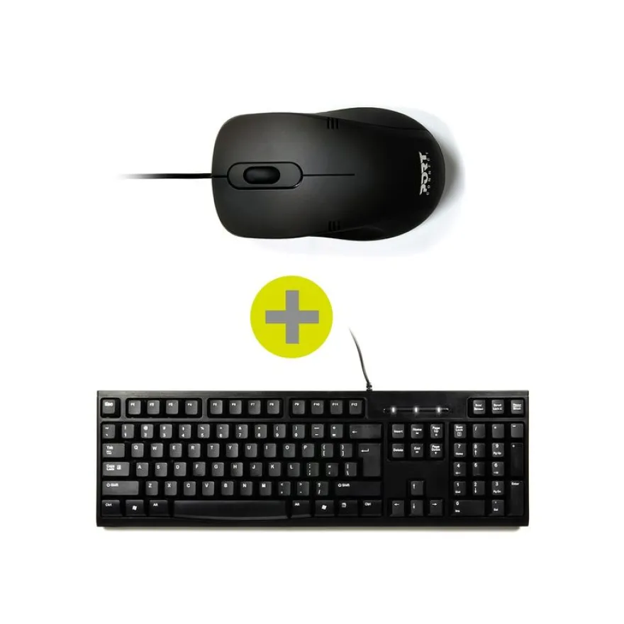 PORT Connect - ensemble clavier et souris filaire - Azerty