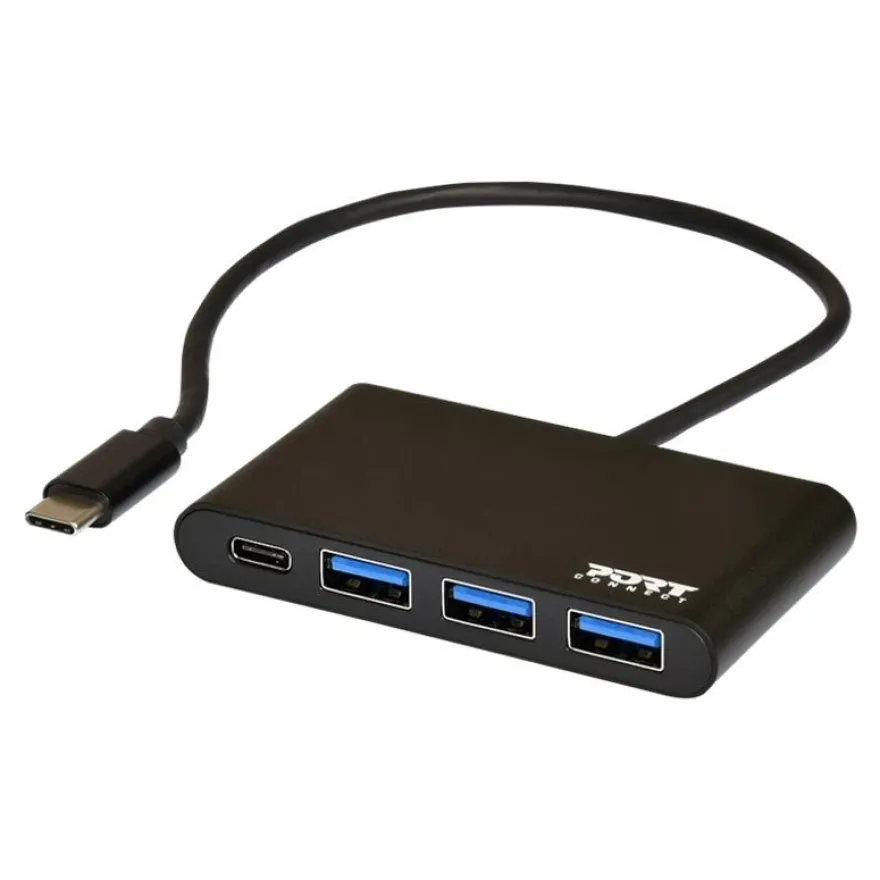 PORT Connect - Hub 3 ports USB 3.0 + 1 port USB type C