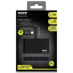 PORT Connect - Hub 4 ports USB 3.0 Type C