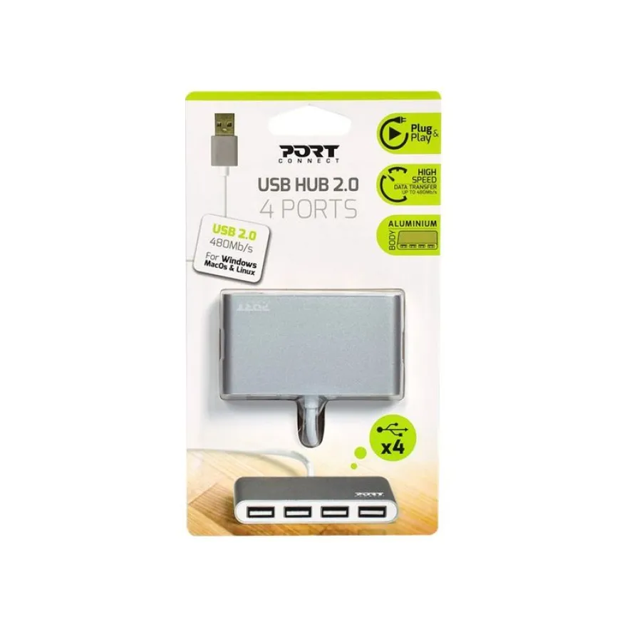 PORT Connect - Hub 4 ports USB 2.0
