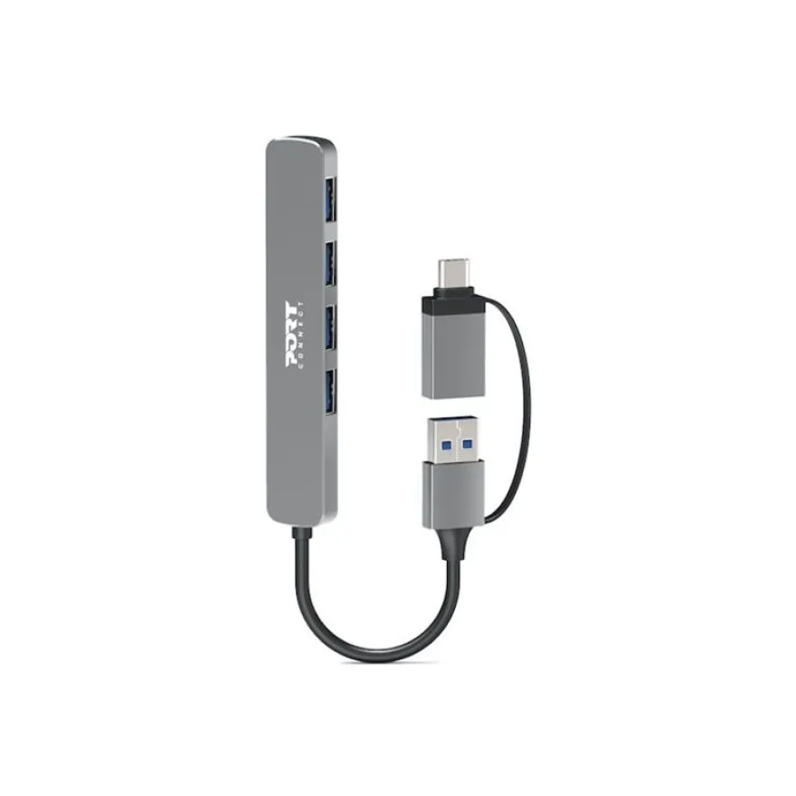 PORT Connect - Hub - USB-C/USB-A - 4 ports USB 3.0