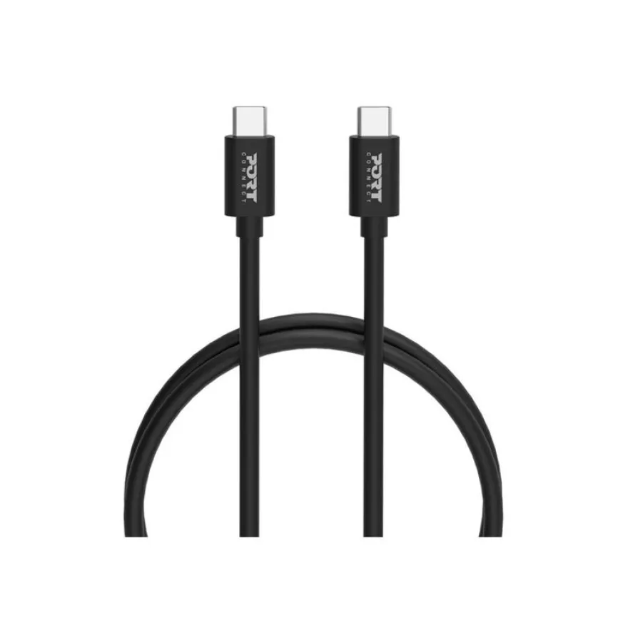 PORT Connect - 4-in-1 Starter Pack - adaptateur secteur - 65 Watt - 2 connecteurs de sortie (USB, 24 pin USB-C)