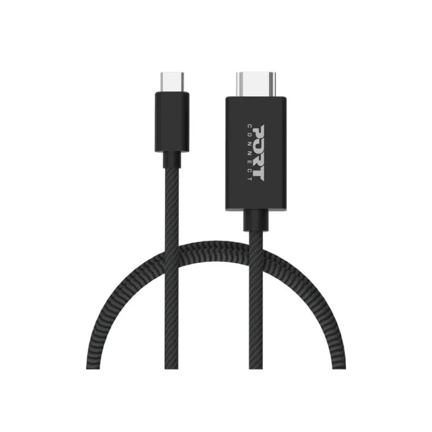 PORT Connect - 4-in-1 Starter Pack - adaptateur secteur - 65 Watt - 2 connecteurs de sortie (USB, 24 pin USB-C)