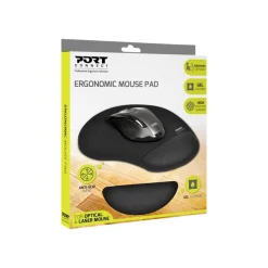 PORT Connect - tapis de souris ergonomique - noir