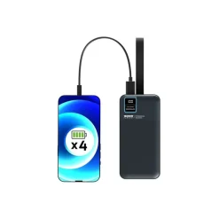 PORT Connect Adventure - Batterie de secours - 30000 mAh - 2 connecteurs de sortie (2 x USB)