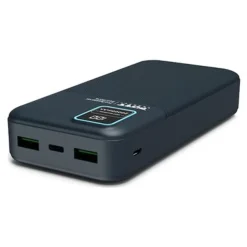 PORT Connect Enduring - Batterie de secours - 20000 mAh - 2 connecteurs de sortie (2 x USB) - sur le câble : USB-A