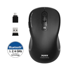 PORT Connect Professional ESSENTIAL - Souris sans fil - 5 boutons - noir