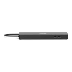 PORT connect Professional Docking USB-C 1 X 4K ++ TRAVEL - Station d'accueil - USB-C 3.1 Gen 2 - DP, 2 x HDMI - 1GbE