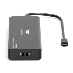 PORT connect Professional Docking USB-C 1 X 4K ++ TRAVEL - Station d'accueil - USB-C 3.1 Gen 2 - DP, 2 x HDMI - 1GbE