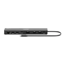 PORT connect Professional Docking USB-C 1 X 4K ++ TRAVEL - Station d'accueil - USB-C 3.1 Gen 2 - DP, 2 x HDMI - 1GbE