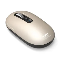 PORT Connect PURE COLOR - Souris sans fil - rechargeable - 5 boutons - pearl