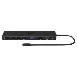 PORT connect TRIPLE SCREEN TRAVEL - Station d'accueil - USB-C 3.1 Gen 2 - DP, HDMI, VGA - 1GbE