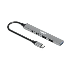 PORT Designs - Hub 4 ports USB-A + 1 X USB-C