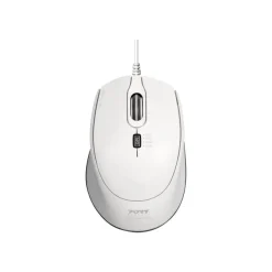 PORT DESIGNS - Souris filaire - silencieuse - blanc