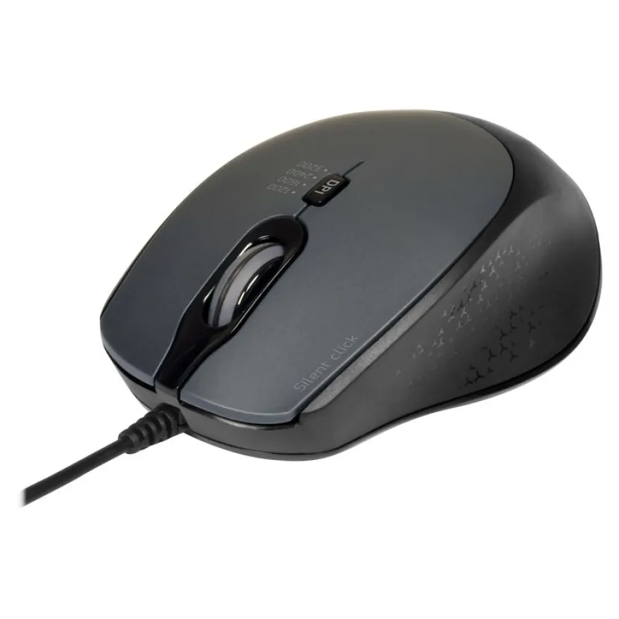 PORT DESIGNS - Souris filaire - silencieuse - noir