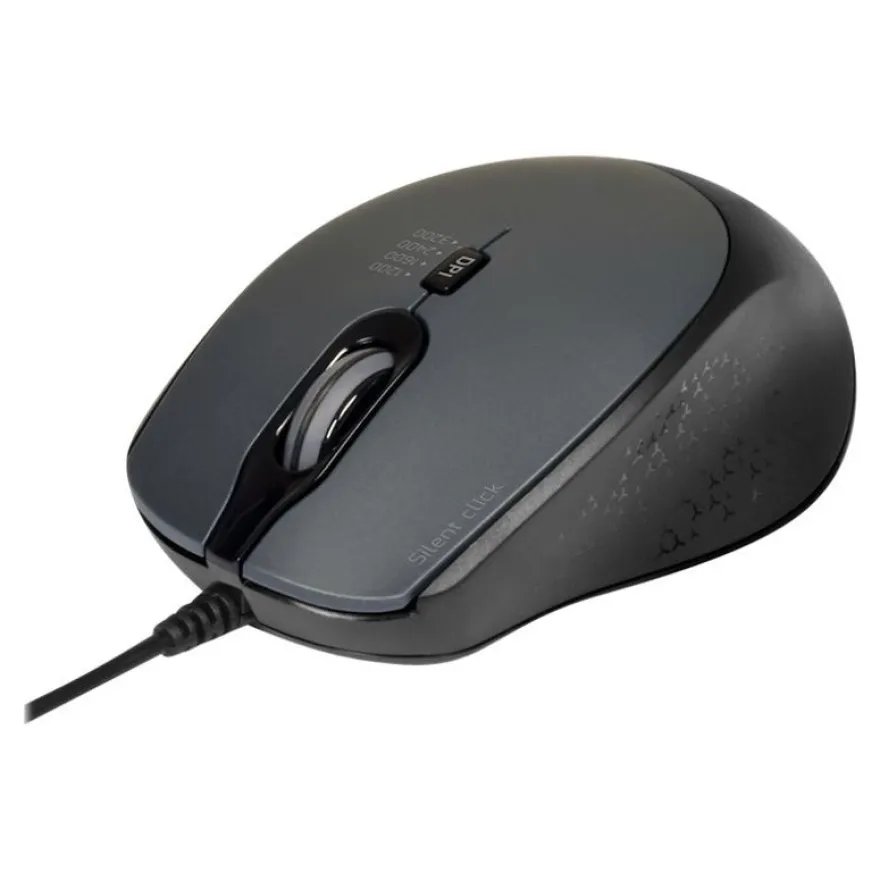 PORT DESIGNS - Souris filaire - silencieuse - noir