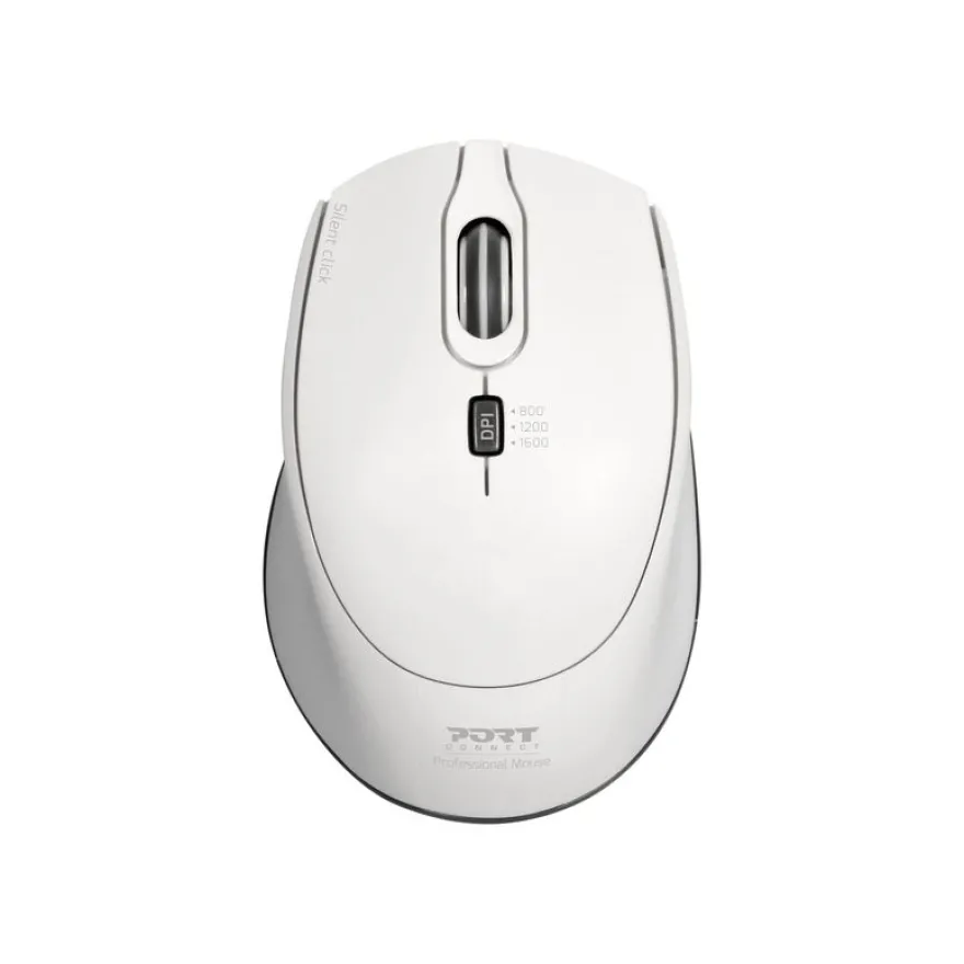 PORT DESIGNS - Souris sans fil - silencieuse - blanc