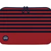 Port Designs La Marinière - Housse pour ordinateur portable 14" - rouge/bleu