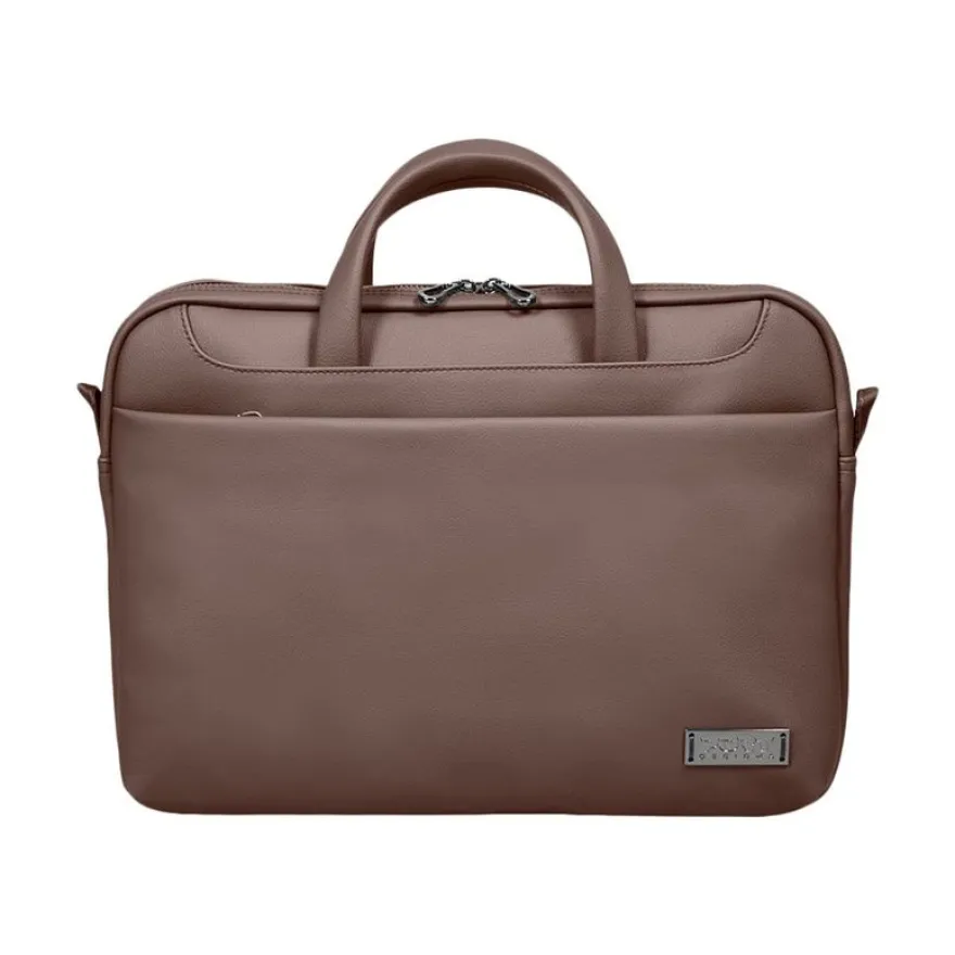 Port Zurich - Sacoche pour ordinateur portable 15,6" - brun