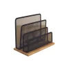 Porte lettres mesh bois