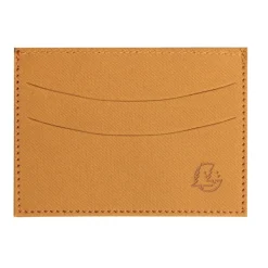 Porte-cartes Denim avec poche - 10,3 x 7,5 cm - Moutarde - Exacompta