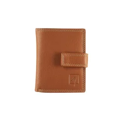 Porte-cartes super compact Dakota - cognac - label M