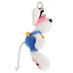 Porte-clés peluche Diddl en salopette Bleue 15cm