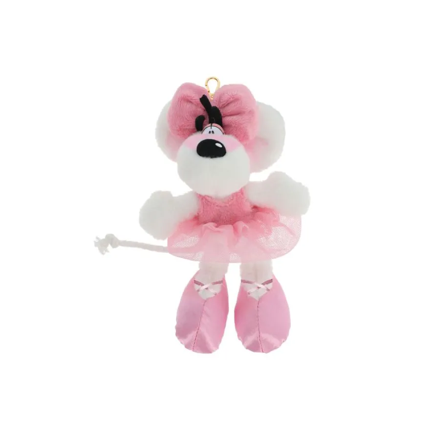 Porte-clés peluche Diddlina en robe ballerina 15cm