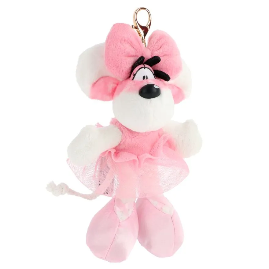 Porte-clés peluche Diddlina en robe ballerina 15cm
