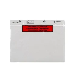 Porte-Documents Master'in Performance – 158x230 mm, Transparent, Ouverture Latérale, Lot de 1000