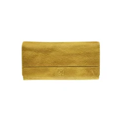 Portefeuille avec bouton-pression Savannah - ocre - label M