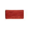 Portefeuille avec bouton-pression Savannah - rouge - label M