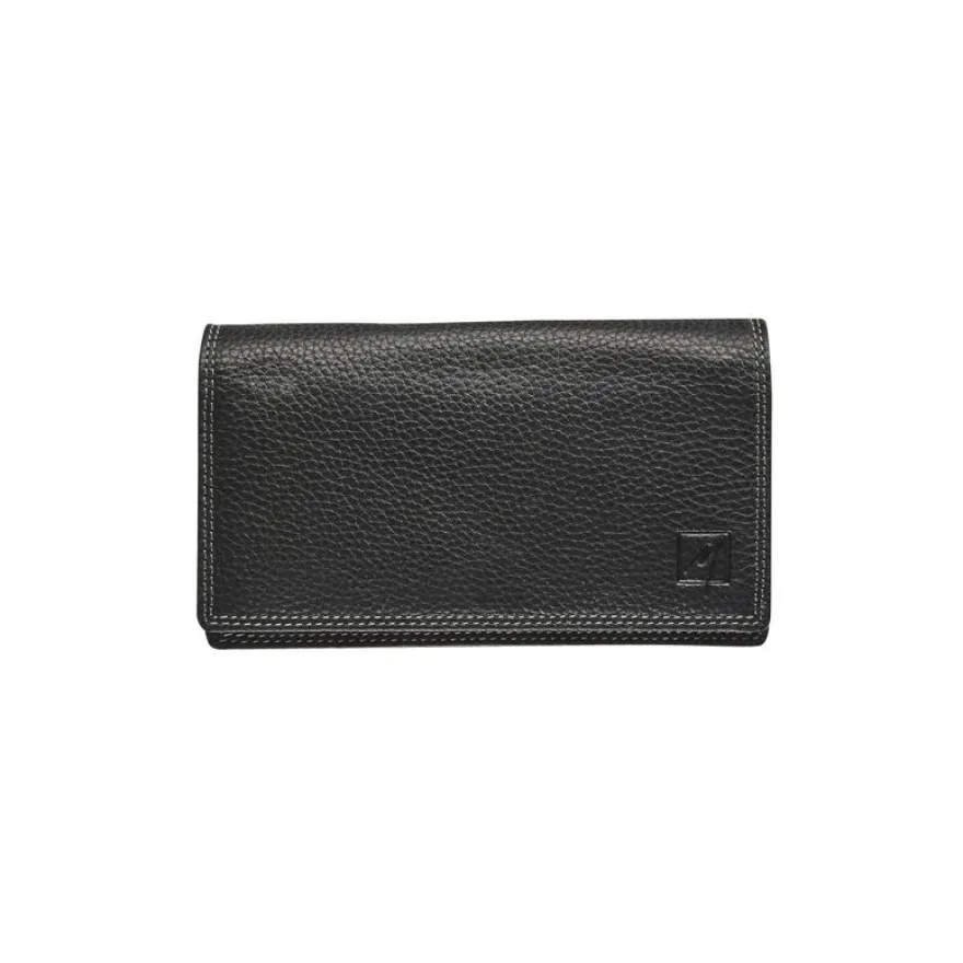 Porte-monnaie accordéon Dakota - noir - label M