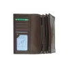 Porte-monnaie accordéon Dakota - brun - label M