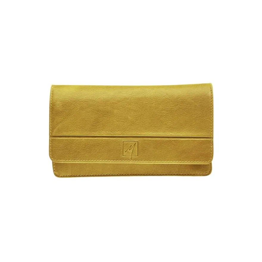 Porte-monnaie accordéon Savannah - ocre - label M