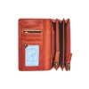 Porte-monnaie accordéon Savannah - rouge - label M