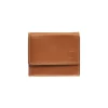 Porte-monnaie compact Dakota - cognac - label M