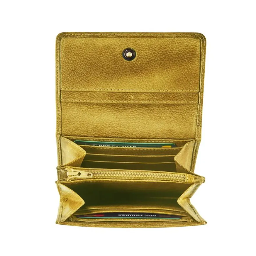 Porte-monnaie compact Savannah - ocre - label M