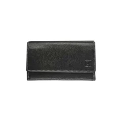 Porte-monnaie double fermeture éclair Dakota - noir - label M