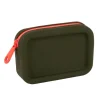 Porte‑monnaie en silicone doux et lavable - design NEON urbain avec fermeture fluo