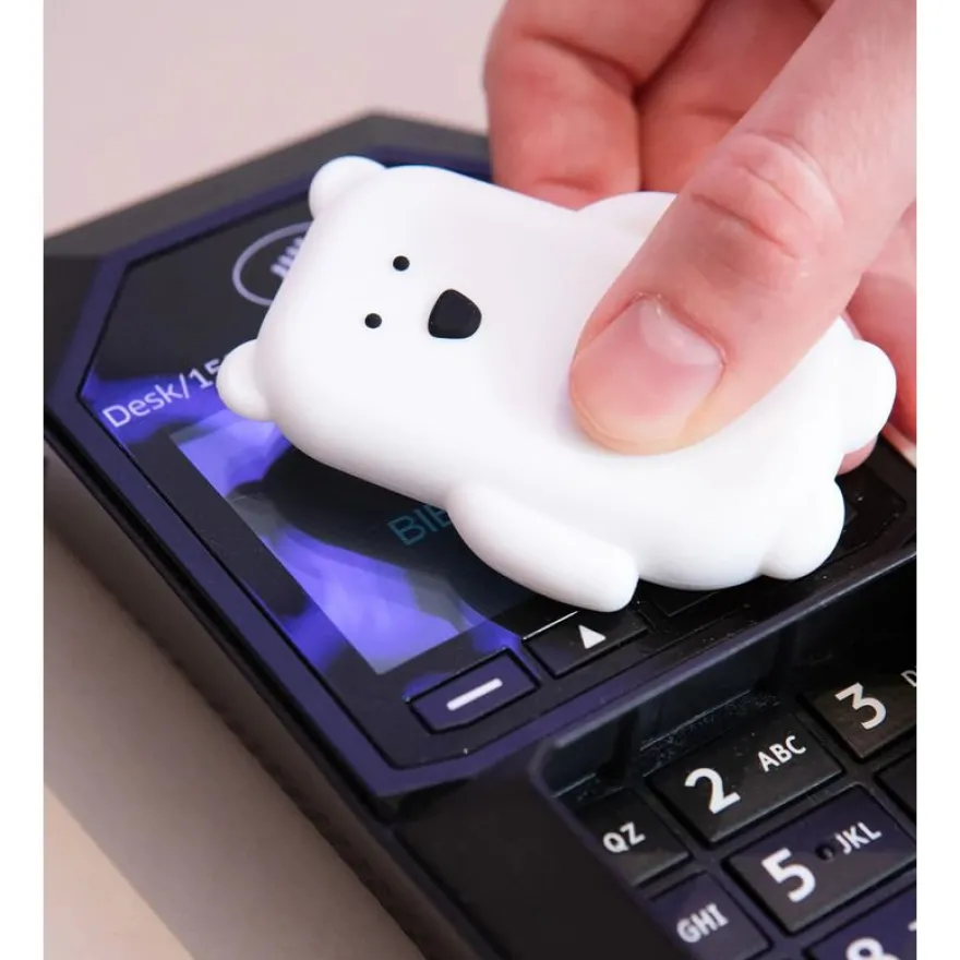 Porte-monnaie sans contact Ours blanc Money Walkie