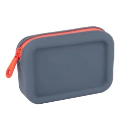 Porte‑monnaie silicone bleu gris NEON avec design urbain - pratique au quotidien et entretien facile