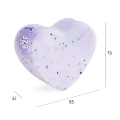 Porte-monnaies cœur mauve Lovely Things Back2Fun