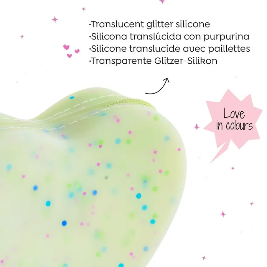 Porte-monnaies cœur menthe Lovely Things Back2Fun